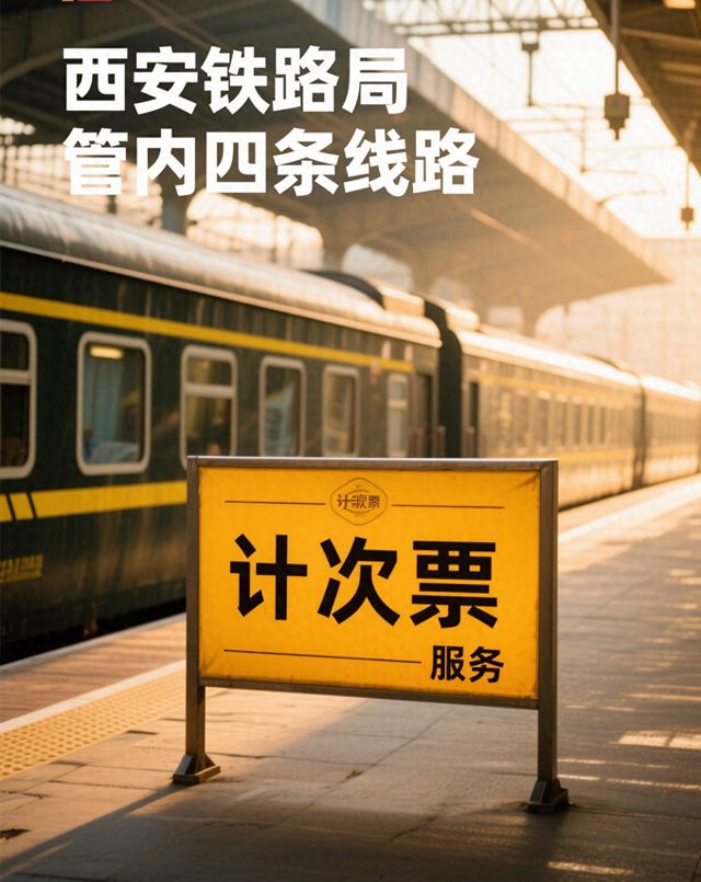 西安铁路局管内四条线路推出“计次票”服务